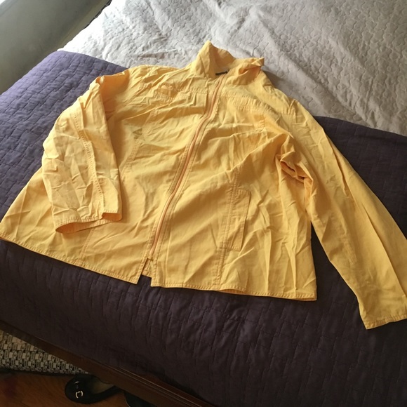 C.L.O.T.H.E.S Yellow Zip Up Jacket. Size 2X. - Picture 5 of 5